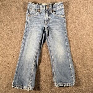 Rock & Roll Denim Kids Blue Straight Leg Jeans Medium Wash Size 4 12467
